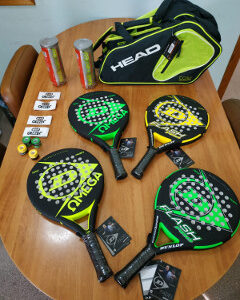 Donación de un equipo completo de padel Donación de un equipo completo de padel